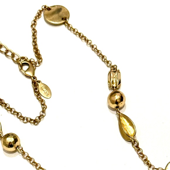 CHICO’s Matte Gold-Tone Dangle Tassel
Charm Necklace | NWOT - Picture 3 of 7